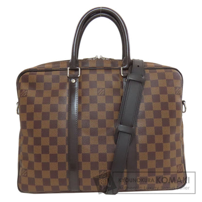 LOUIS VUITTON ルイヴィトン N41466 ポルトドキュマン ヴォワヤージュPM PDV ビジネスバッグ ダミエキャンバス レディース 中古