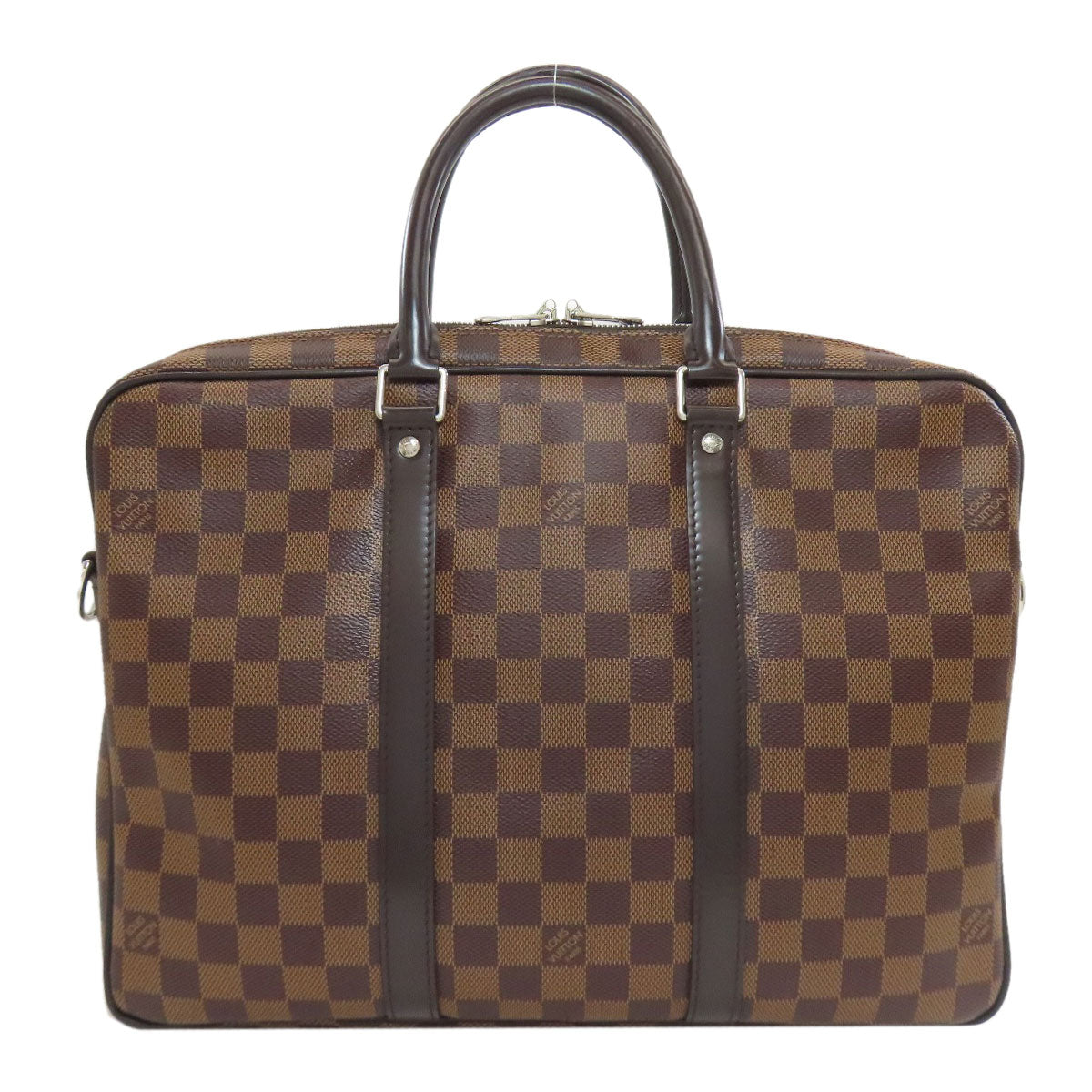 LOUIS VUITTON ルイヴィトン N41466 ポルトドキュマン ヴォワヤージュPM PDV ビジネスバッグ ダミエキャンバス レディース 中古