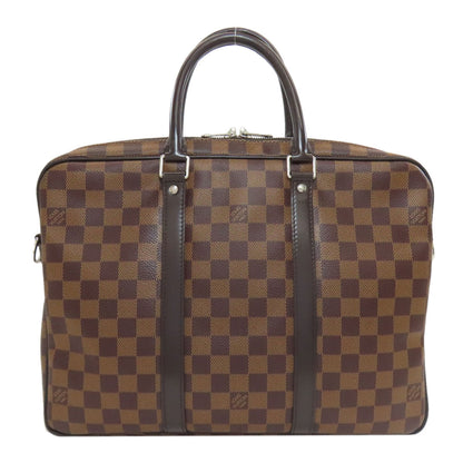 LOUIS VUITTON ルイヴィトン N41466 ポルトドキュマン ヴォワヤージュPM PDV ビジネスバッグ ダミエキャンバス レディース 中古
