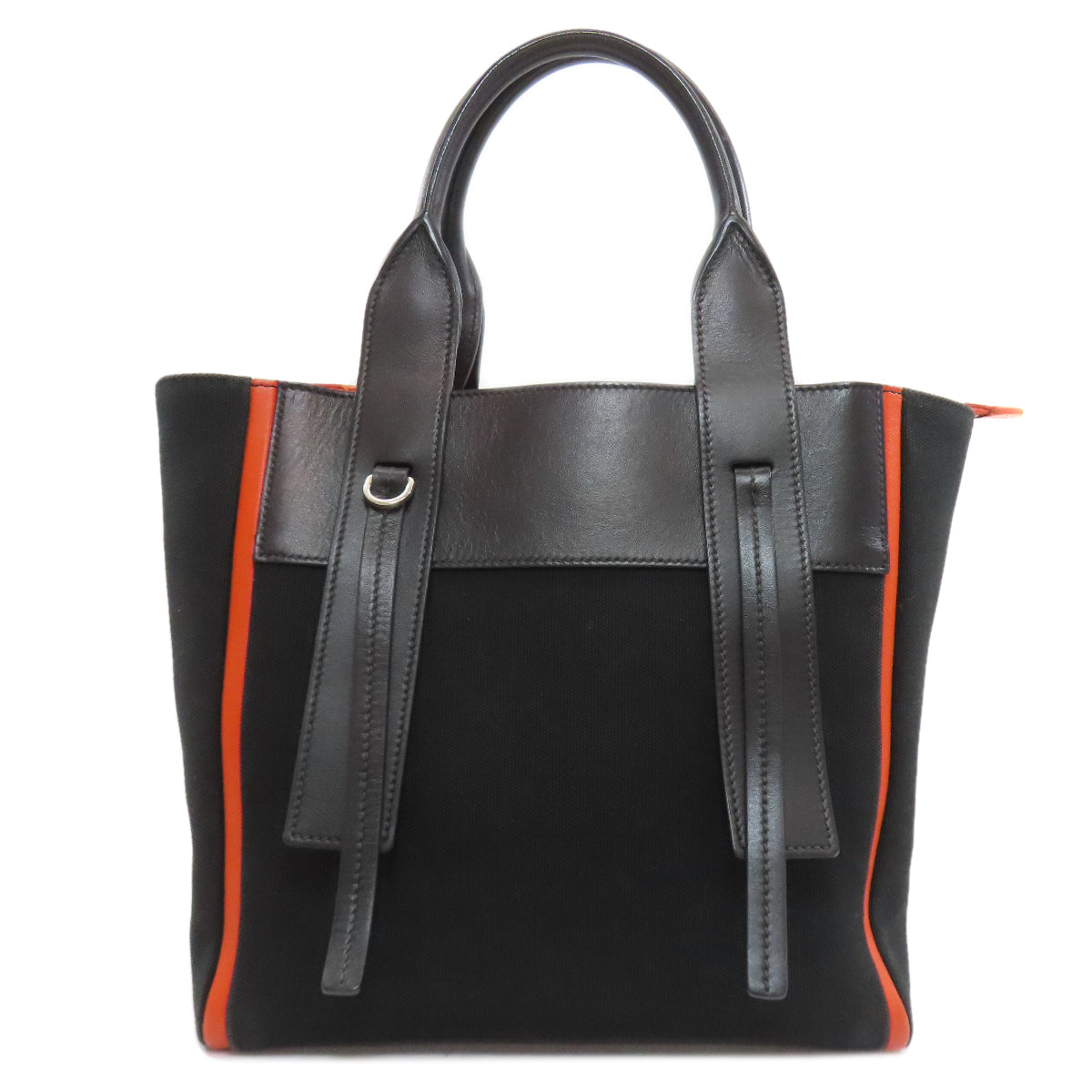 PRADA プラダ ウーヴェルチュール ハンドバッグ キャンバス レディース 中古