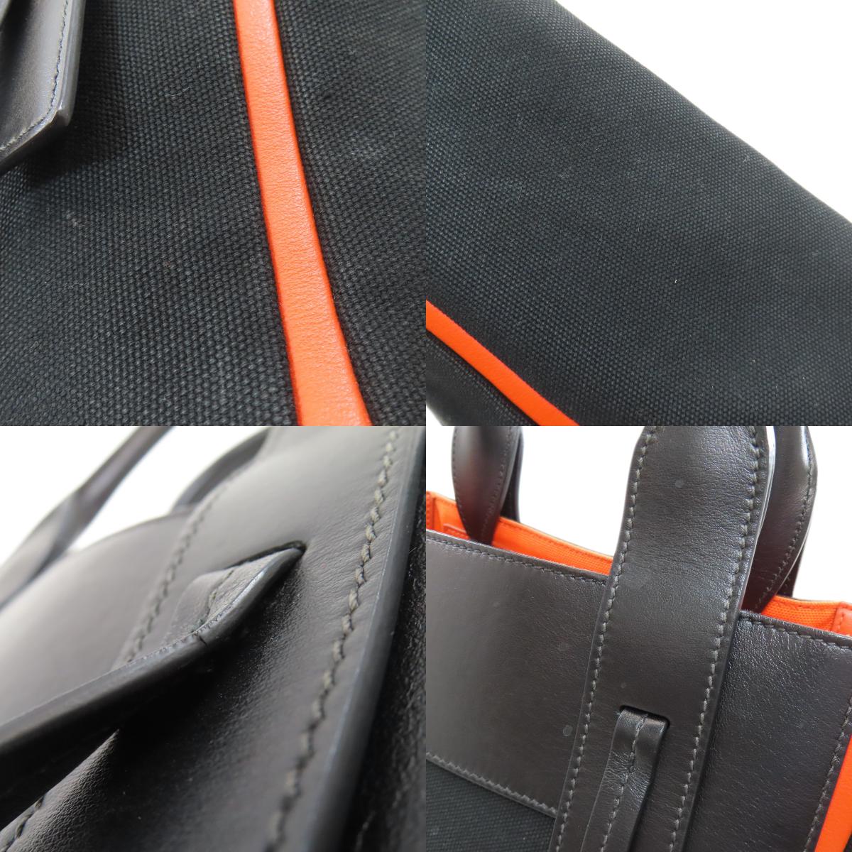 PRADA プラダ ウーヴェルチュール ハンドバッグ キャンバス レディース 中古