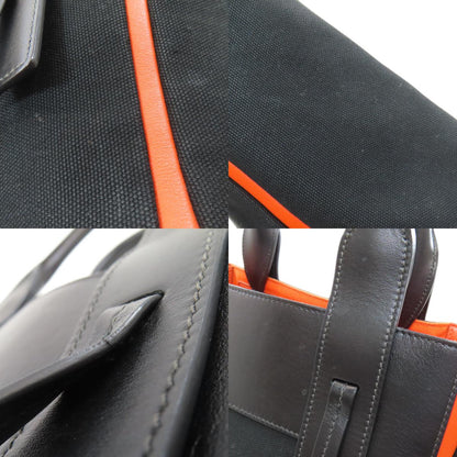 PRADA プラダ ウーヴェルチュール ハンドバッグ キャンバス レディース 中古