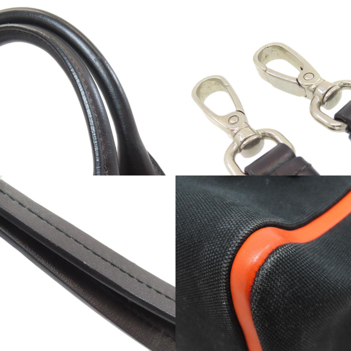 PRADA プラダ ウーヴェルチュール ハンドバッグ キャンバス レディース 中古