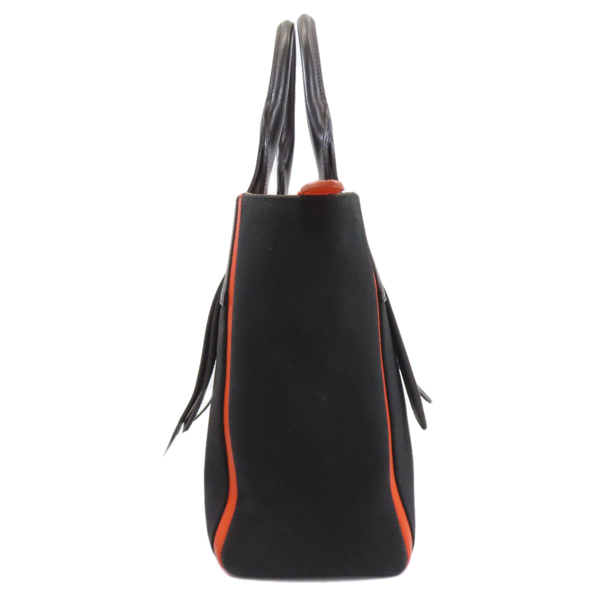 PRADA プラダ ウーヴェルチュール ハンドバッグ キャンバス レディース 中古