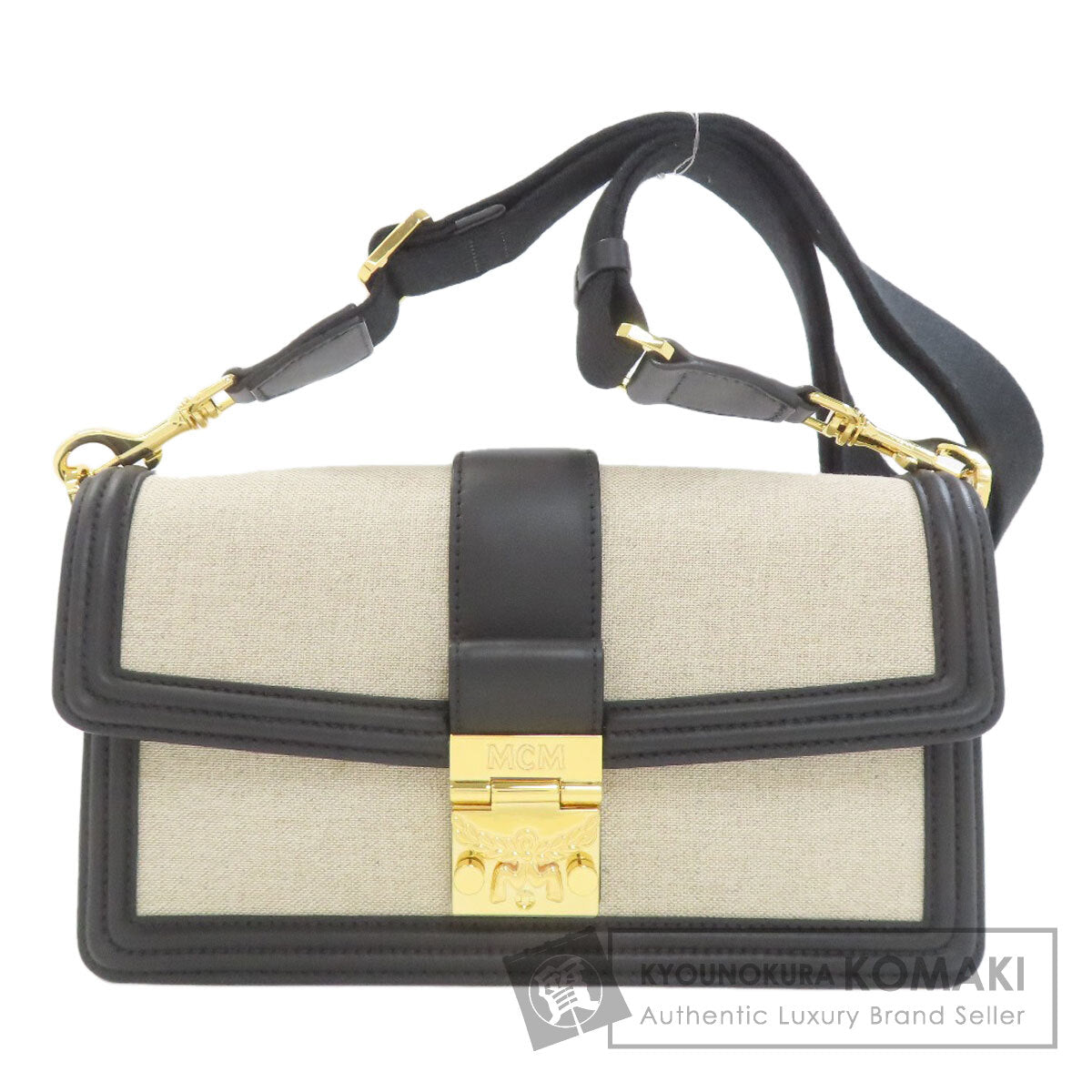 エムシーエム ロゴ金具 トートバッグ 中古 商品画像1