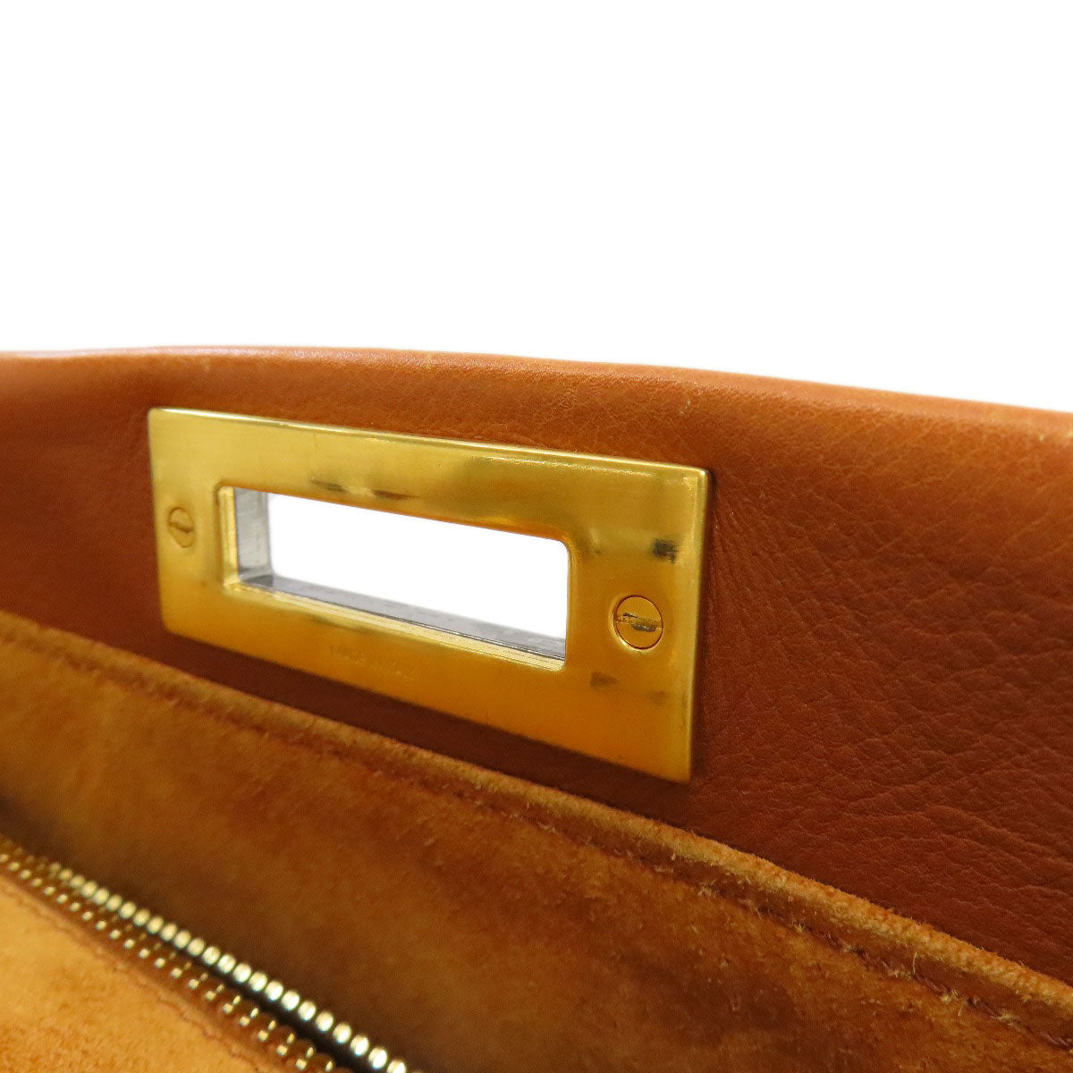 FENDI フェンディ ピーカブー 2WAY ハンドバッグ カーフ レディース 中古