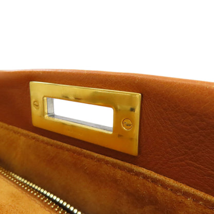 FENDI フェンディ ピーカブー 2WAY ハンドバッグ カーフ レディース 中古