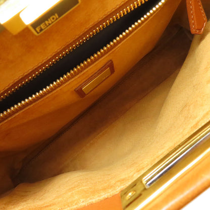 FENDI フェンディ ピーカブー 2WAY ハンドバッグ カーフ レディース 中古