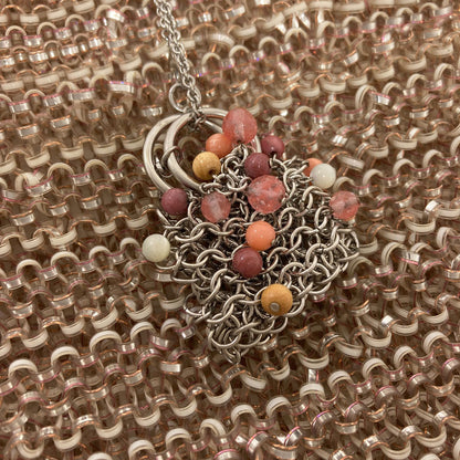 ANTEPRIMA アンテプリマ ワイヤーバッグ バッグチャーム付き ハンドバッグ PVC レディース 中古