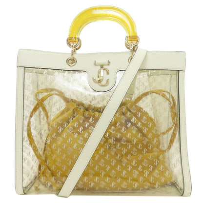 ジミーチュウ JCロゴ 2WAY ハンドバッグ 中古 商品画像2
