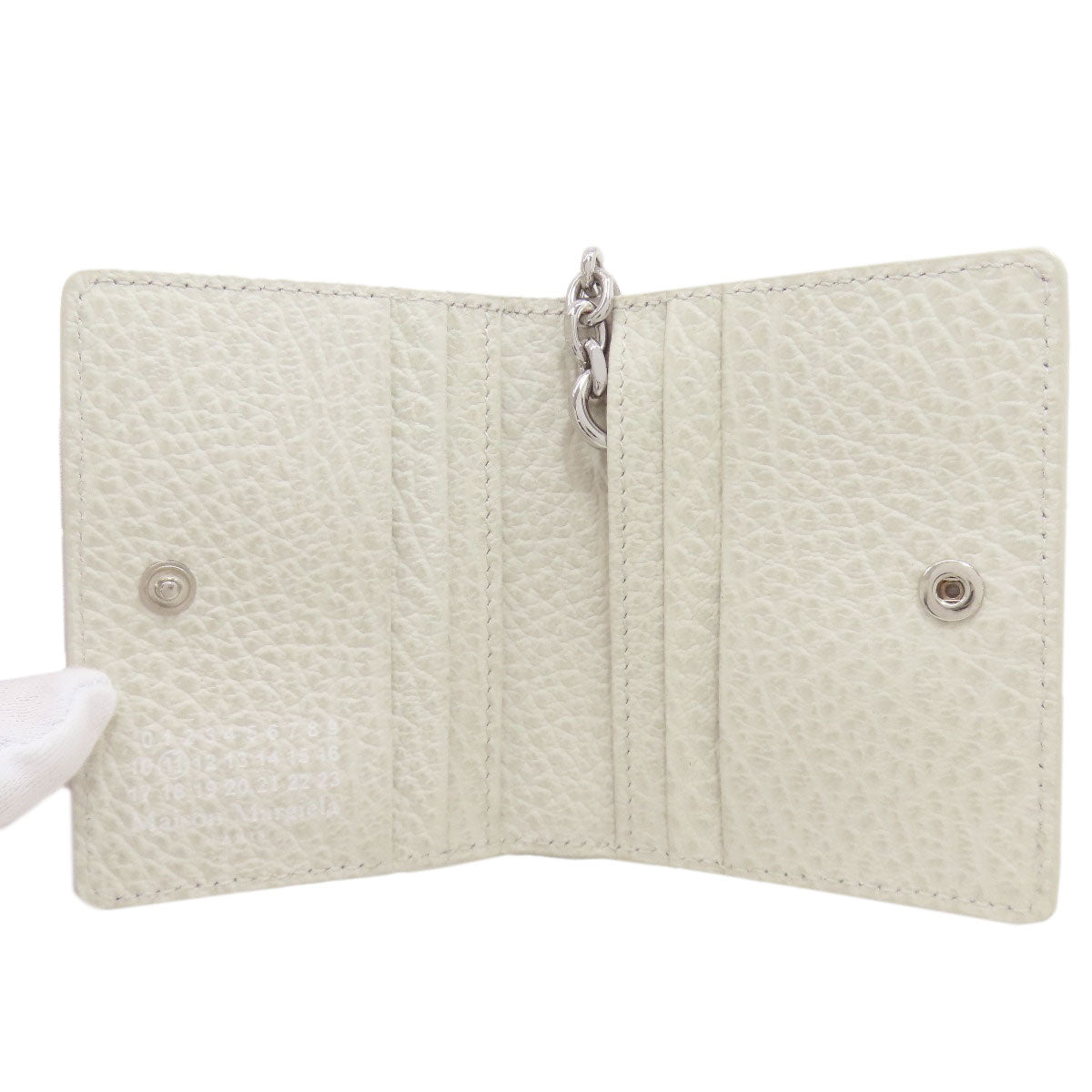 MaisonMargiela メゾン・マルジェラ ロゴ カードケース レザー レディース 中古