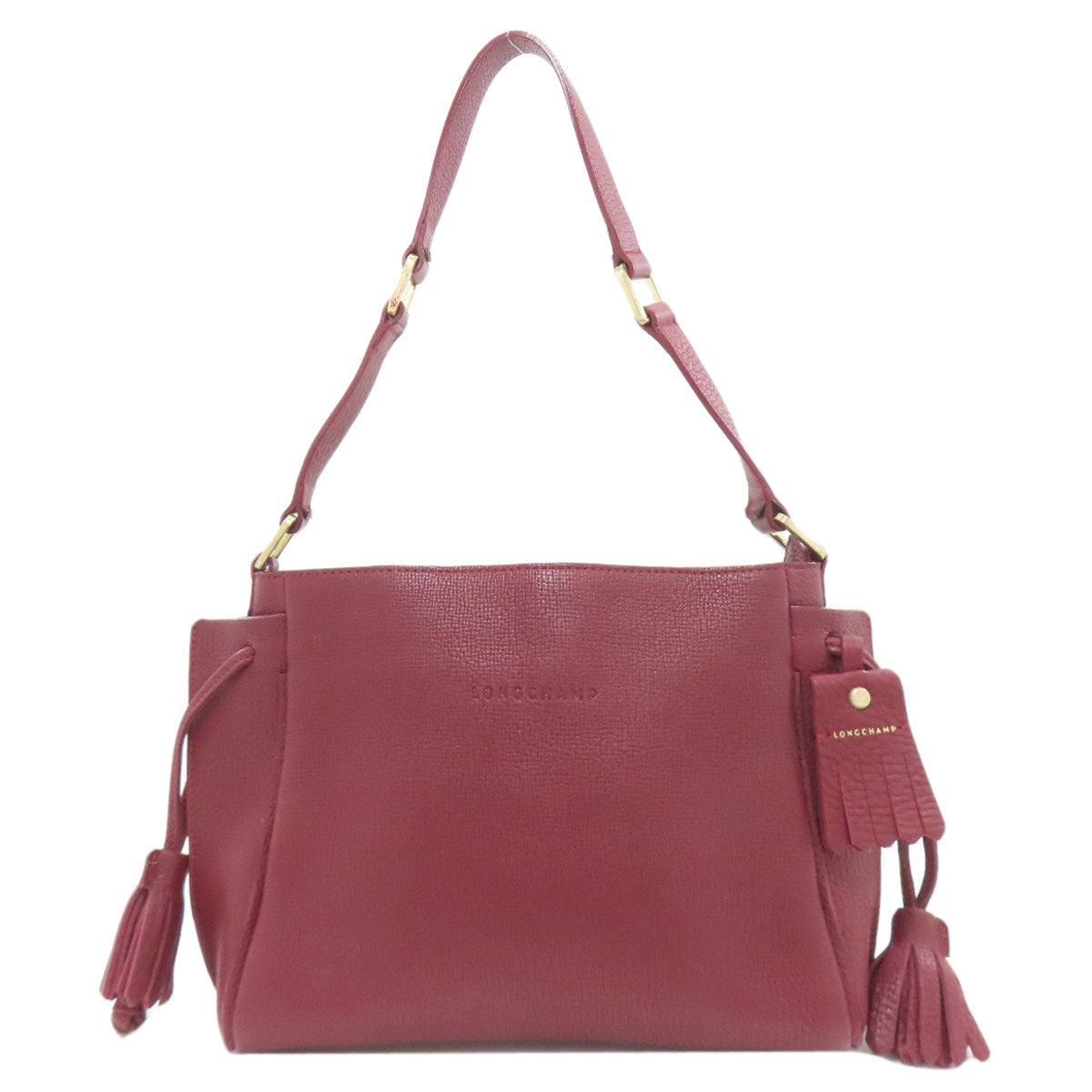 Longchamp ロンシャン ワンショルダー ショルダーバッグ レザー レディース 中古