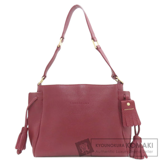 Longchamp ロンシャン ワンショルダー ショルダーバッグ レザー レディース 中古