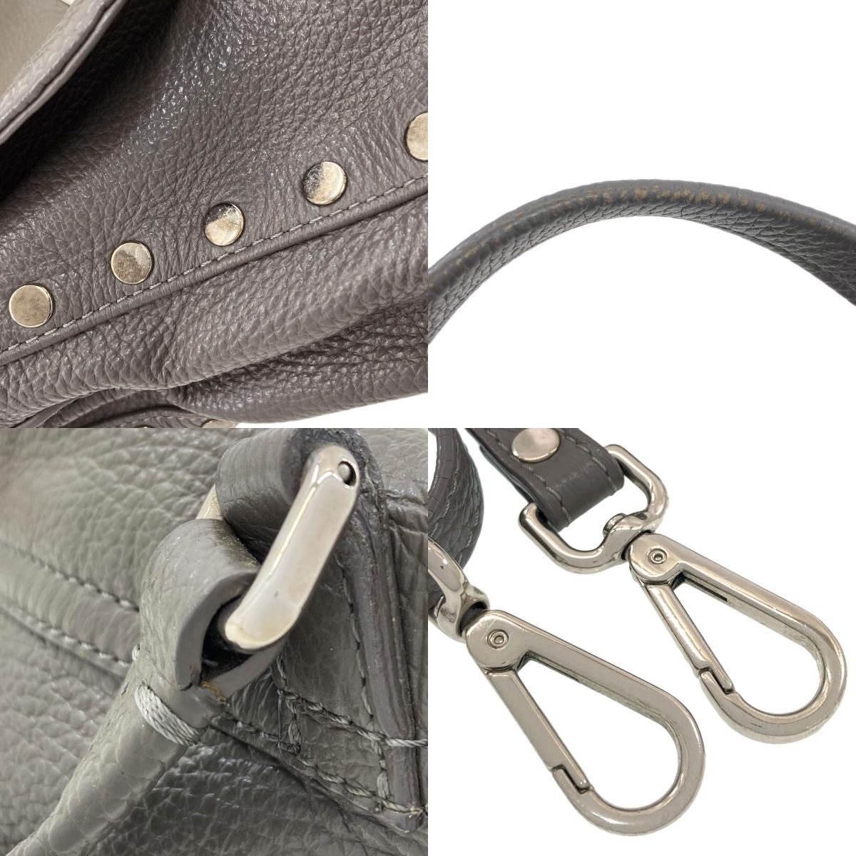 ZANELLATO ザネラート ポスティーナ 2WAY ハンドバッグ レザー レディース 中古