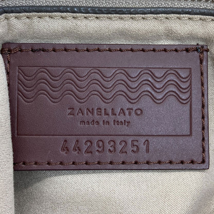 ZANELLATO ザネラート ポスティーナ 2WAY ハンドバッグ レザー レディース 中古