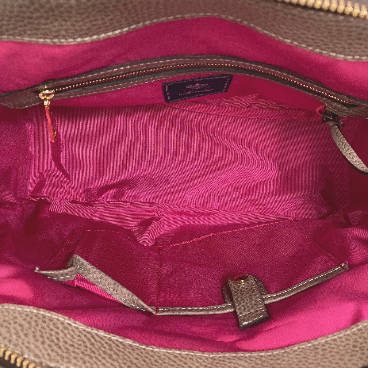 エーディーエムジェイ ロゴ ハンドバッグ 中古 商品画像6