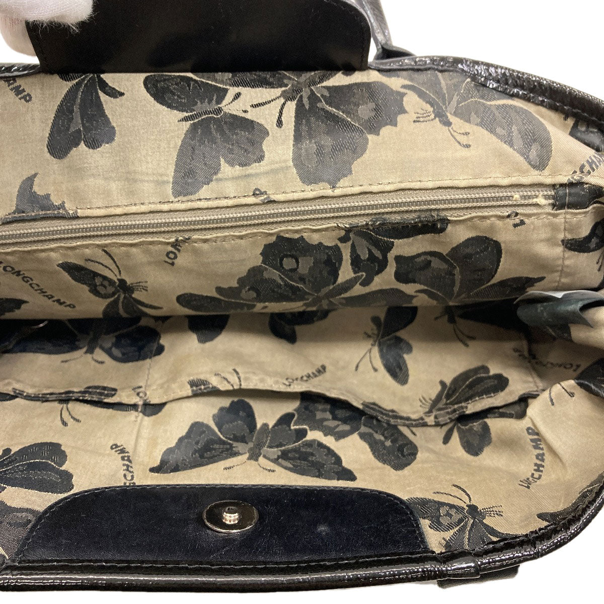ロンシャン ロゴ トートバッグ 中古 商品画像9