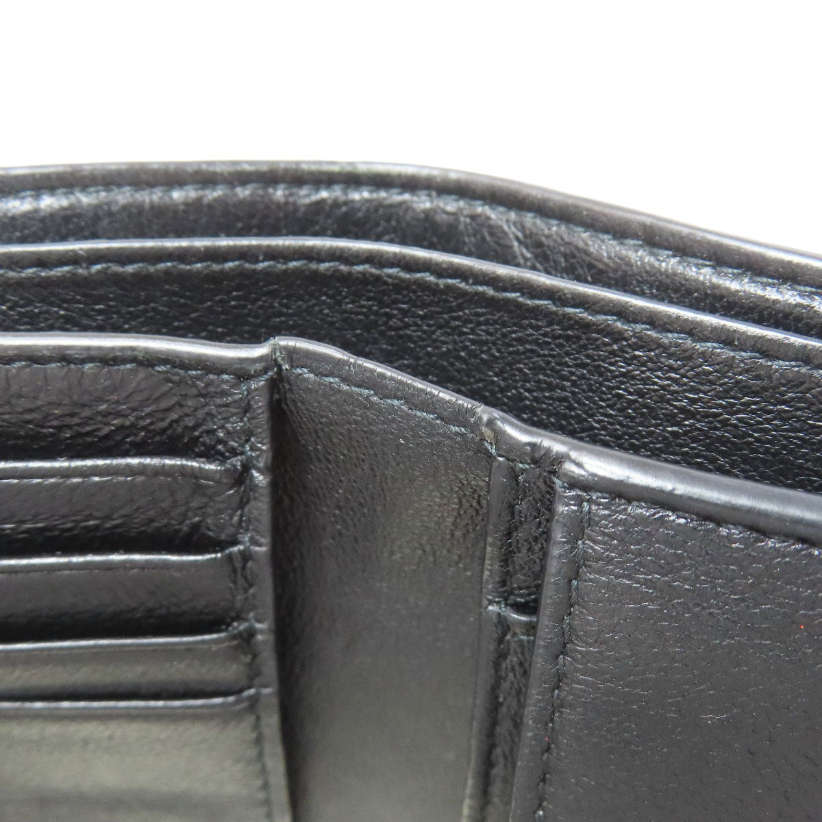BALENCIAGA バレンシアガ 594315 ロゴ 二つ折り財布（小銭入れあり） レザー メンズ 中古