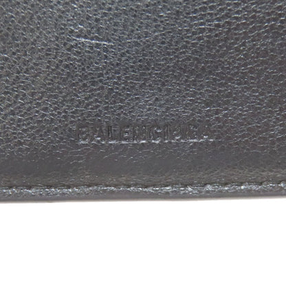 BALENCIAGA バレンシアガ 594315 ロゴ 二つ折り財布（小銭入れあり） レザー メンズ 中古