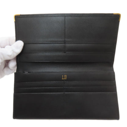 Dunhill ダンヒル ロゴ 長財布（小銭入れあり） レザー メンズ 中古