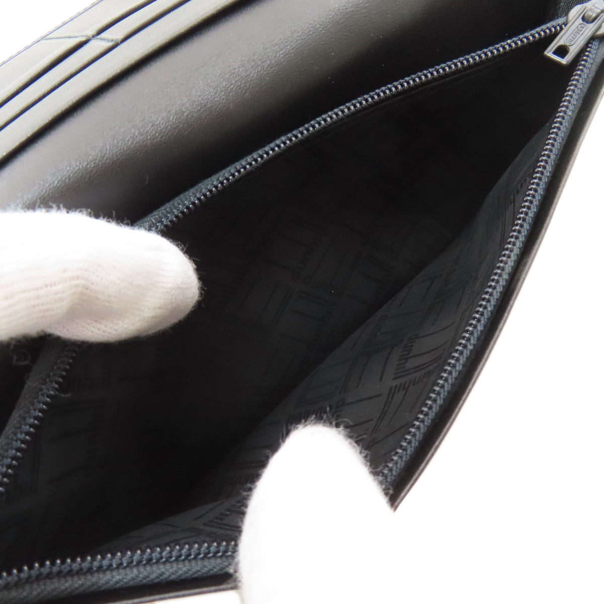 Dunhill ダンヒル ロゴ 長財布（小銭入れあり） レザー メンズ 中古