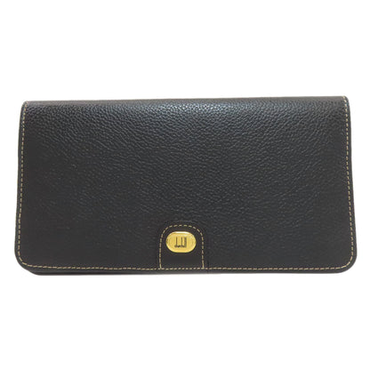 Dunhill ダンヒル ロゴ 長財布（小銭入れなし） レザー レディース 中古