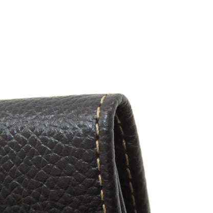 Dunhill ダンヒル ロゴ 長財布（小銭入れなし） レザー レディース 中古