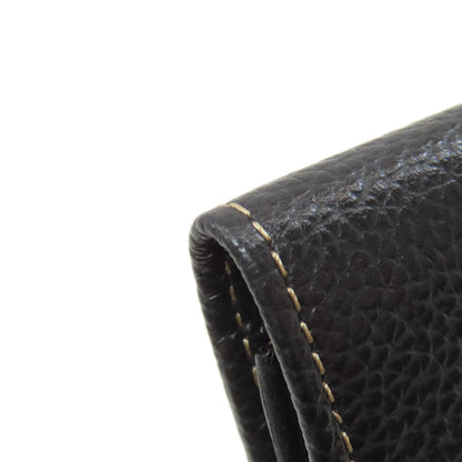Dunhill ダンヒル ロゴ 長財布（小銭入れなし） レザー レディース 中古