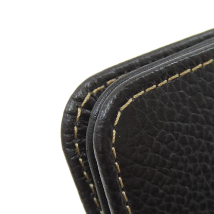 Dunhill ダンヒル ロゴ 長財布（小銭入れなし） レザー レディース 中古