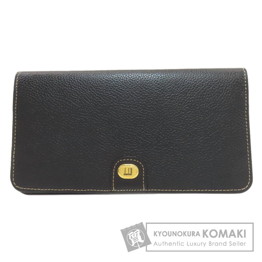 Dunhill ダンヒル ロゴ 長財布（小銭入れなし） レザー レディース 中古
