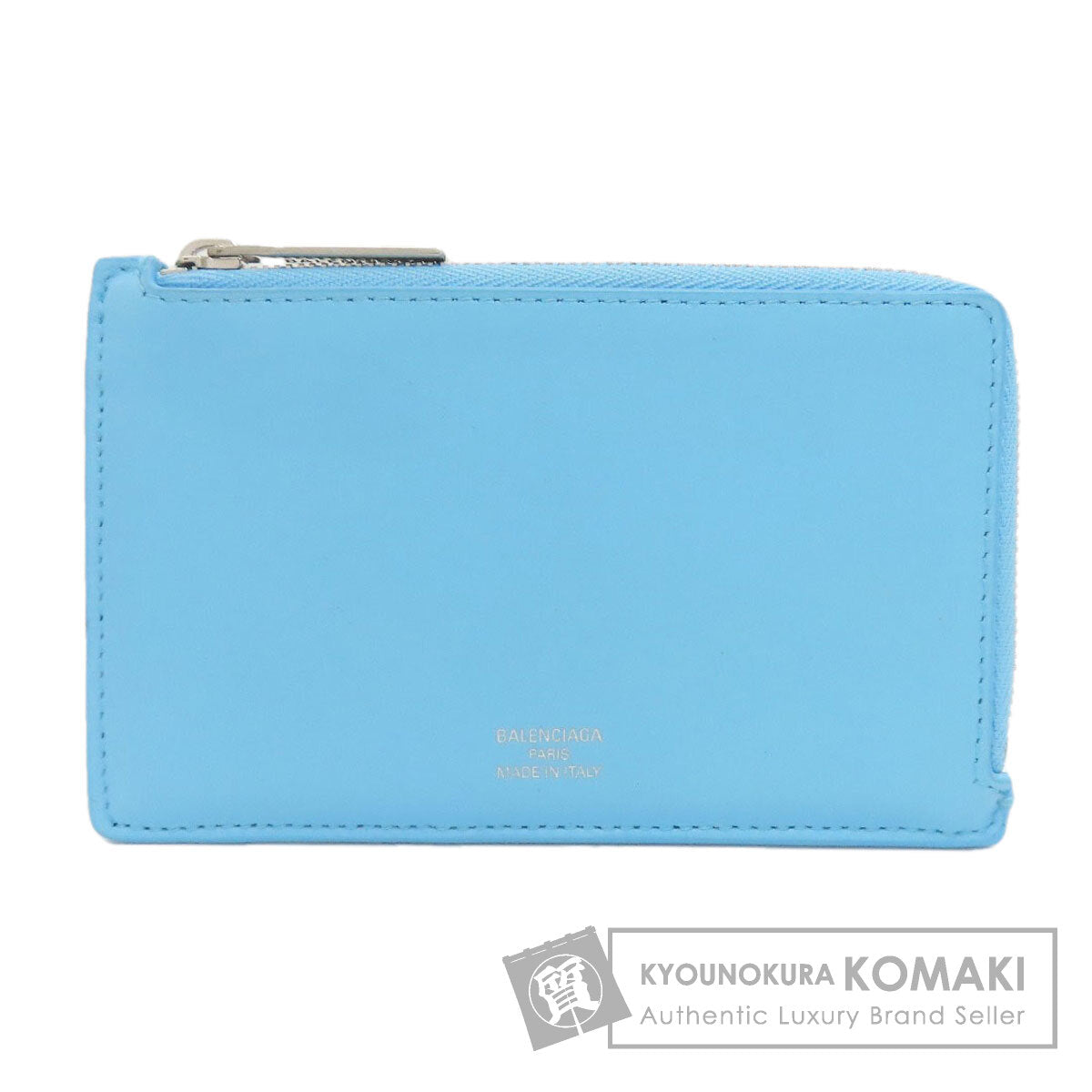 BALENCIAGA バレンシアガ 736734 L字フラグメントケース コインケース カードケース カーフ レディース 中古