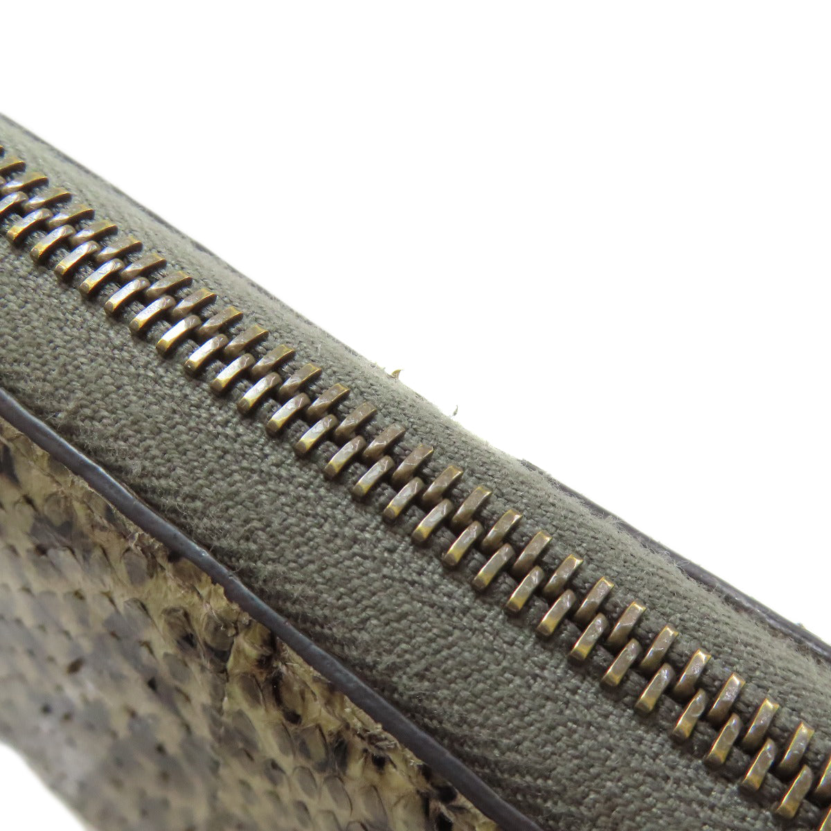 GUCCI グッチ 476069 クイーンマーガレット　ビー 長財布（小銭入れあり） パイソン レディース 中古