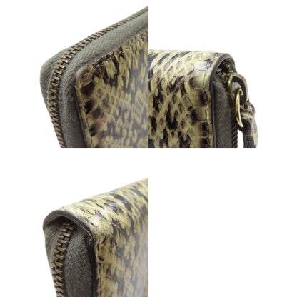 GUCCI グッチ 476069 クイーンマーガレット　ビー 長財布（小銭入れあり） パイソン レディース 中古
