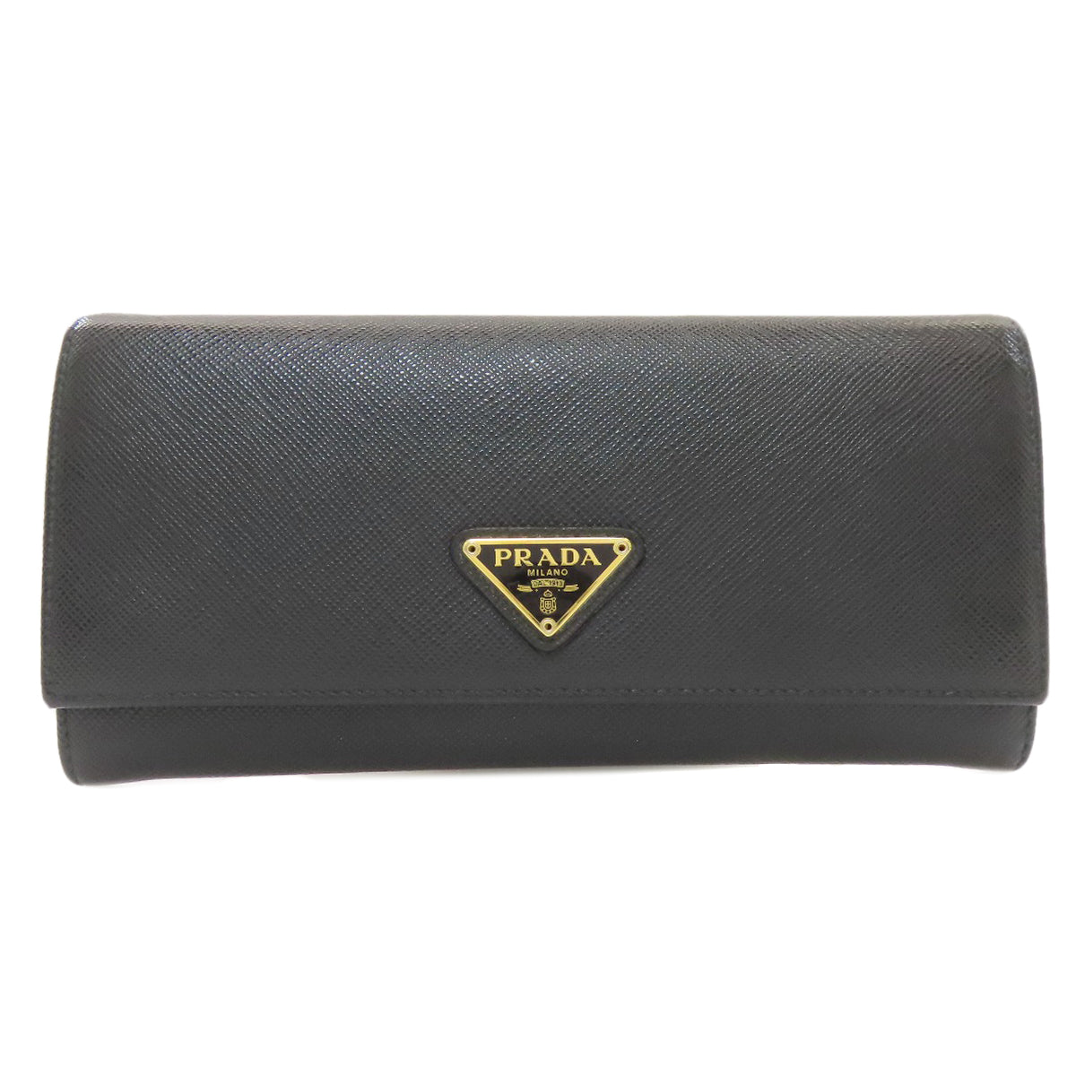 PRADA プラダ ロゴ金具 長財布（小銭入れあり） サフィアーノ レディース 中古