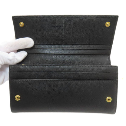PRADA プラダ ロゴ金具 長財布（小銭入れあり） サフィアーノ レディース 中古
