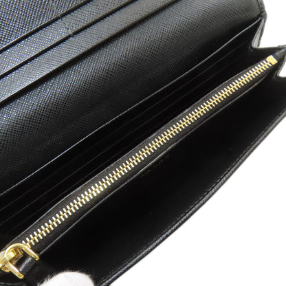 PRADA プラダ ロゴ金具 長財布（小銭入れあり） サフィアーノ レディース 中古