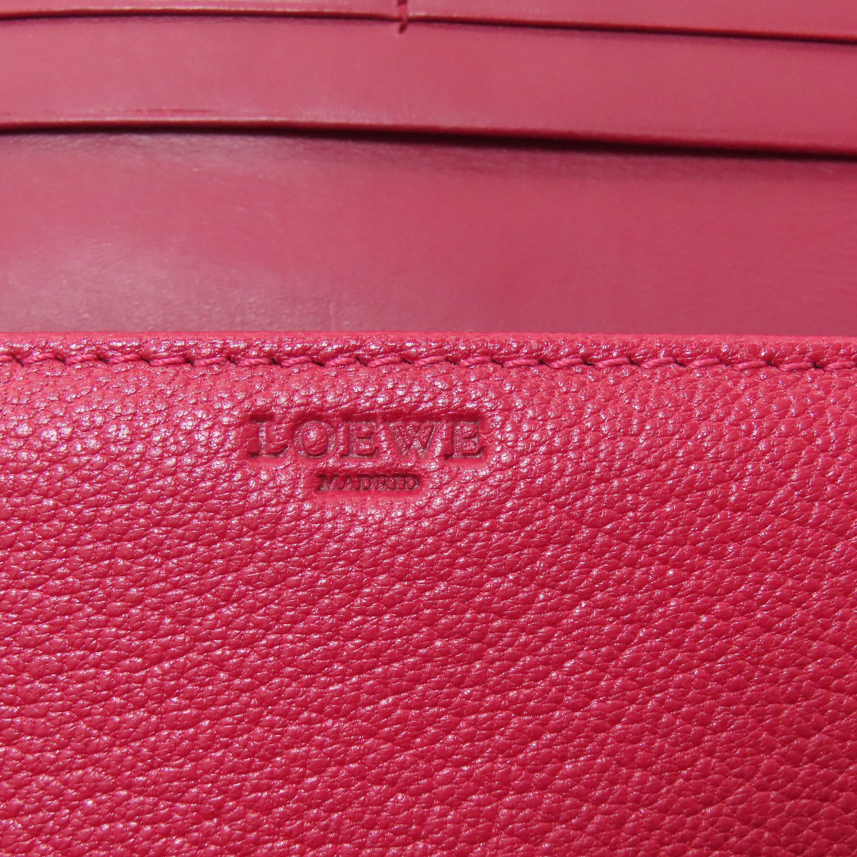 LOEWE ロエベ アナグラム 長財布（小銭入れあり） カーフ レディース 中古