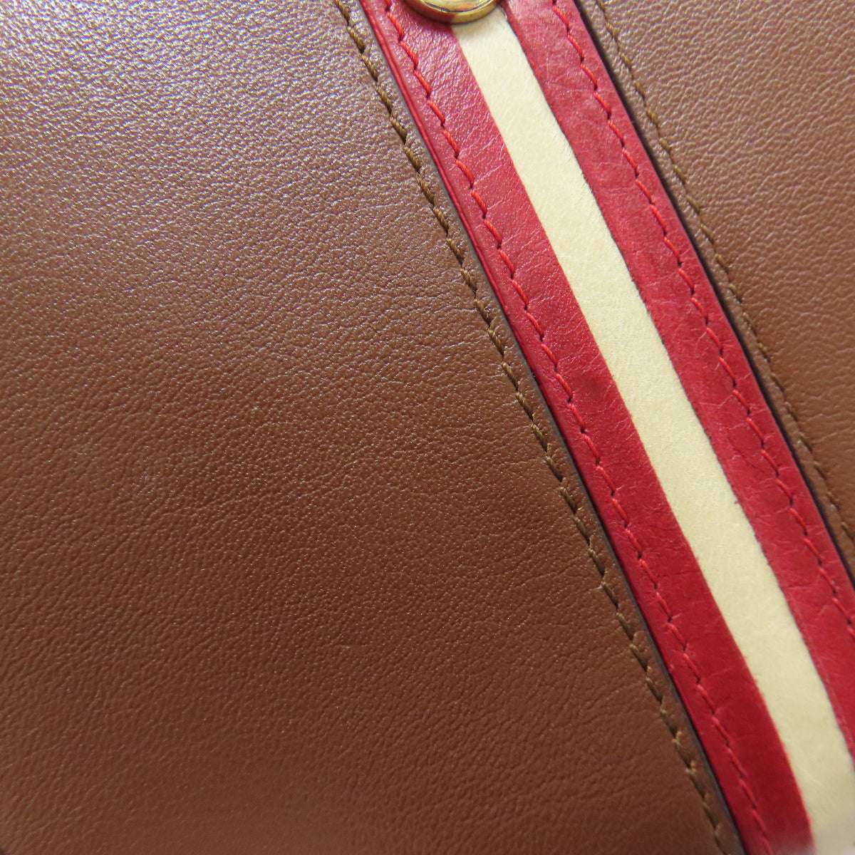 BALLY バリー バリーストライプ 二つ折り財布（小銭入れあり） レザー レディース 中古