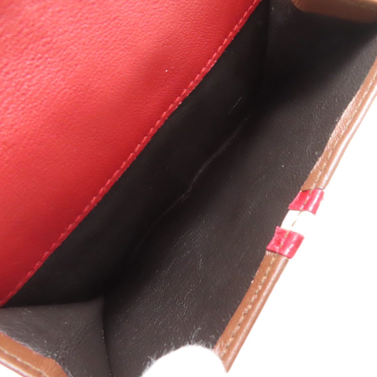 BALLY バリー バリーストライプ 二つ折り財布（小銭入れあり） レザー レディース 中古
