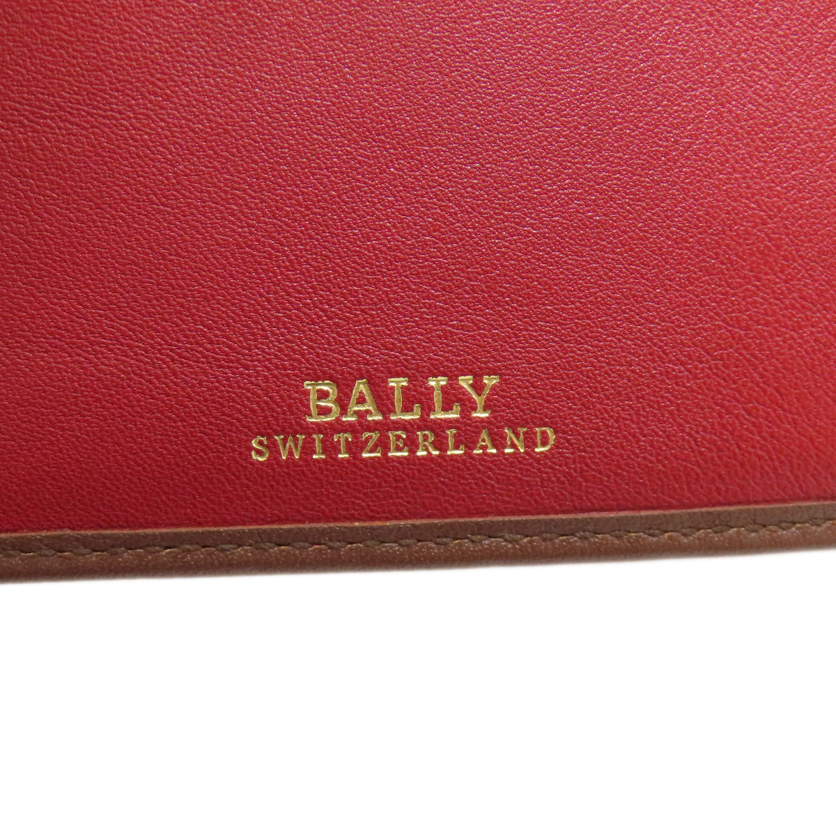 BALLY バリー バリーストライプ 二つ折り財布（小銭入れあり） レザー レディース 中古