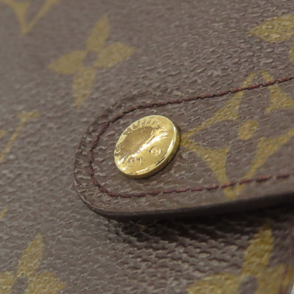 LOUIS VUITTON ルイヴィトン M61667 コンパクトジップ 二つ折り財布（小銭入れあり） モノグラムキャンバス レディース 中古