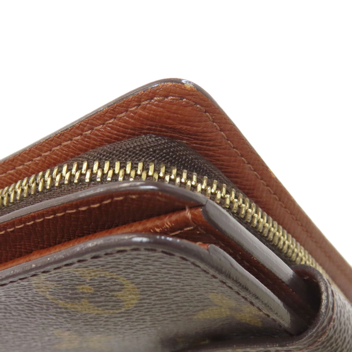 LOUIS VUITTON ルイヴィトン M61667 コンパクトジップ 二つ折り財布（小銭入れあり） モノグラムキャンバス レディース 中古
