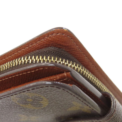 LOUIS VUITTON ルイヴィトン M61667 コンパクトジップ 二つ折り財布（小銭入れあり） モノグラムキャンバス レディース 中古
