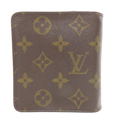 LOUIS VUITTON ルイヴィトン M61667 コンパクトジップ 二つ折り財布（小銭入れあり） モノグラムキャンバス レディース 中古