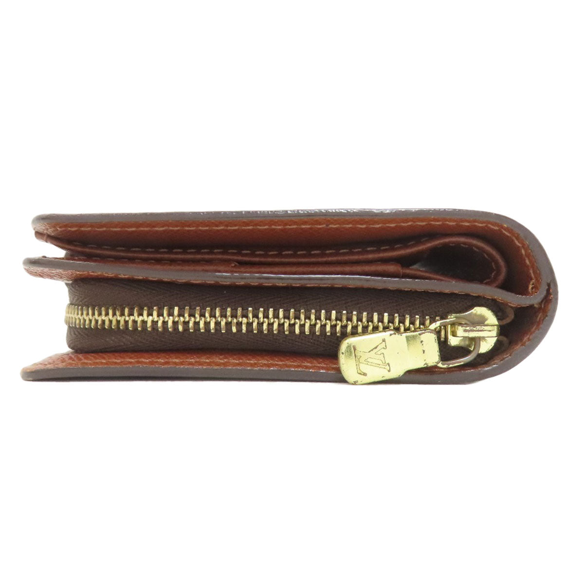 LOUIS VUITTON ルイヴィトン M61667 コンパクトジップ 二つ折り財布（小銭入れあり） モノグラムキャンバス レディース 中古