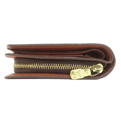 LOUIS VUITTON ルイヴィトン M61667 コンパクトジップ 二つ折り財布（小銭入れあり） モノグラムキャンバス レディース 中古