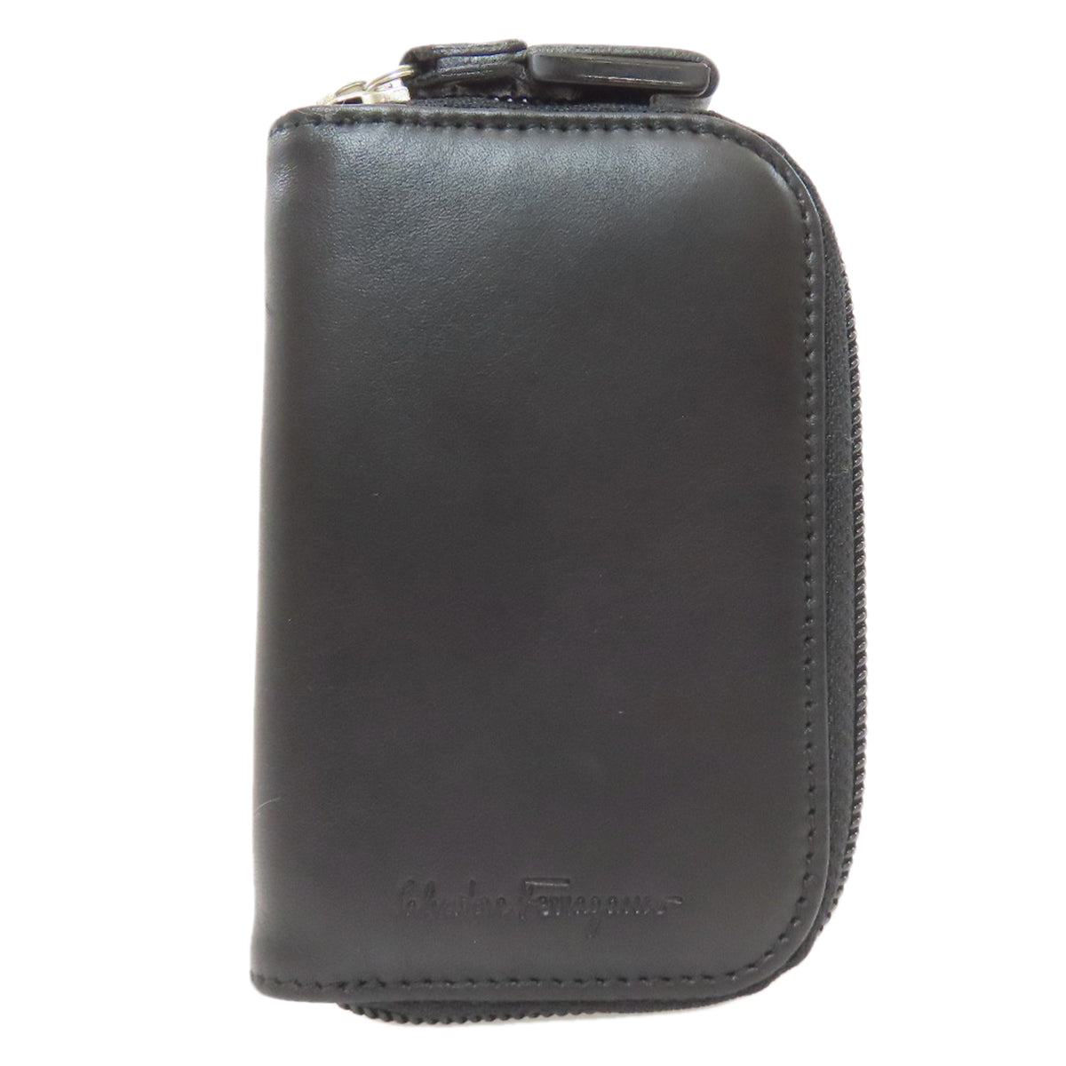 Salvatore Ferragamo サルヴァトーレフェラガモ ロゴ キーケース カーフ レディース 中古