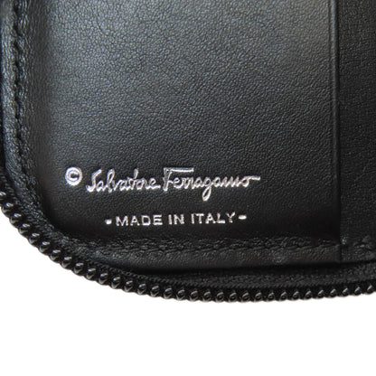 Salvatore Ferragamo サルヴァトーレフェラガモ ロゴ キーケース カーフ レディース 中古