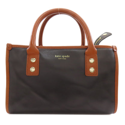 kate spade ケイトスペード ロゴ ハンドバッグ レザー レディース 中古