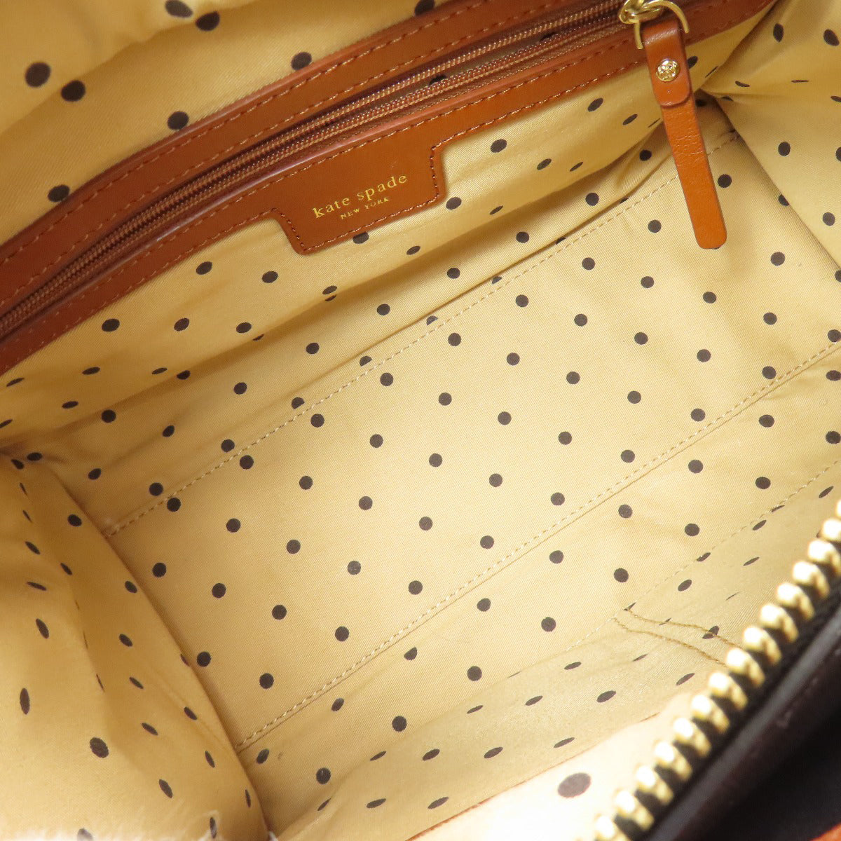 kate spade ケイトスペード ロゴ ハンドバッグ レザー レディース 中古
